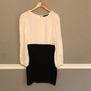 Zara Black & White Dress
